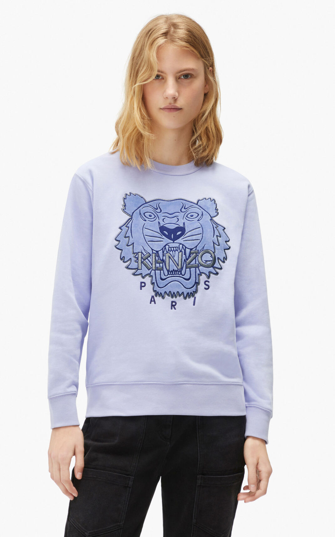 Sweatshirt Kenzo The Inverno Capsule Tiger Feminino - Luz Azuis | 389PXZSGY